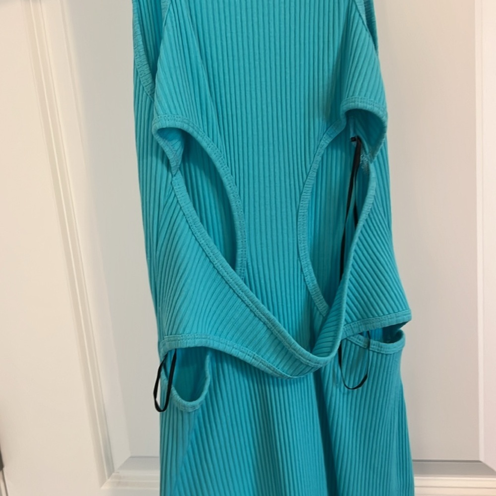 H&M Turquoise Ribbed Maxi Dress - Picture 2 of 5